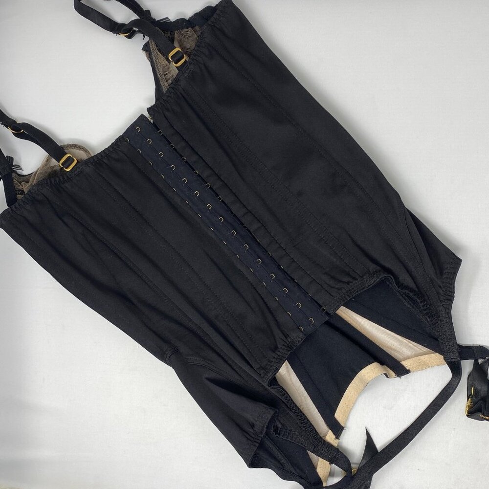 Agent Provocateur Evalyne Black Basque 32DD *NO SIZE TAG* - Picture 7 of 14